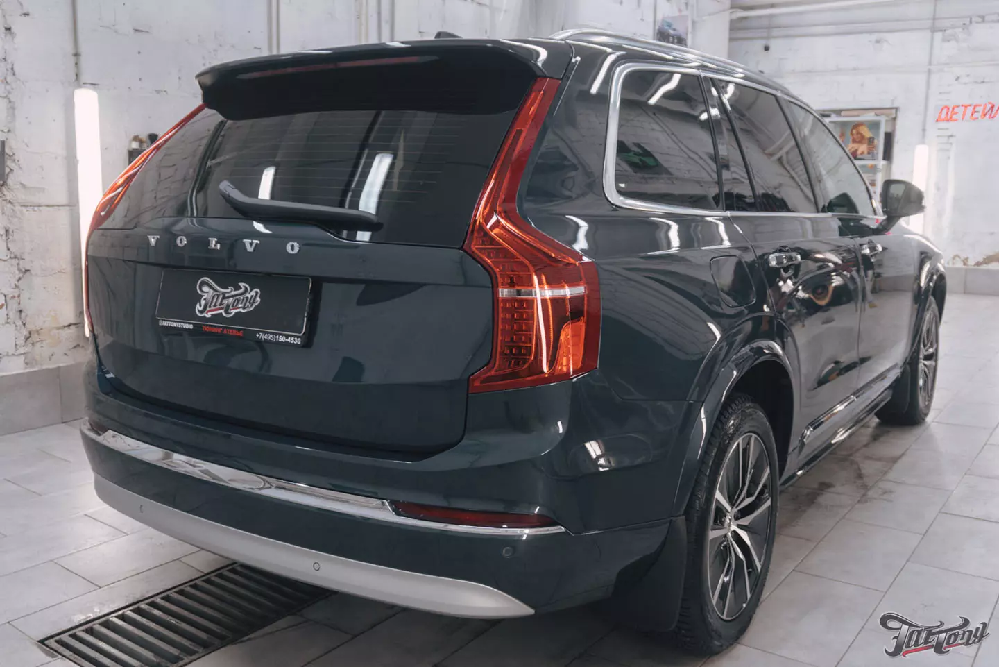 Комплексная шумоизоляция для Volvo XC90, чистка и керамика кожи в салоне